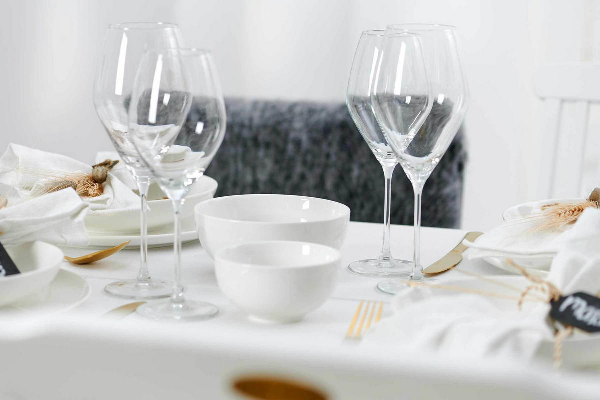 FRÜHSTÜCKS-SET Skagen weiß 24er Set - Weiß, Keramik (1/1/1cm) - Ritzenhoff Breker
