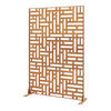 TRENNWAND Bernalda - Rostfarben, Metall (120/180cm) - casa.pro
