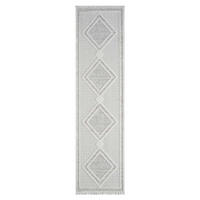 KURZFLOR-TEPPICH Lindo 8853 Beige 80x300 cm - Beige/Grau, Textil (80/300cm) - carpet city