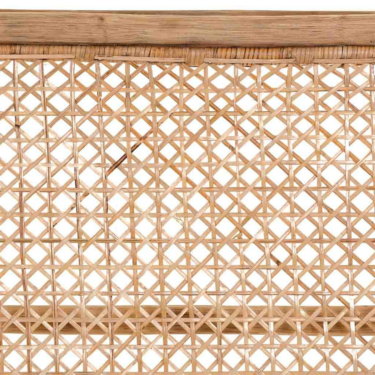 KOPFTEIL aus Rohrgeflecht 178x02x127 cm - Braun, Naturmaterialien (178/2cm) - Wanderlust