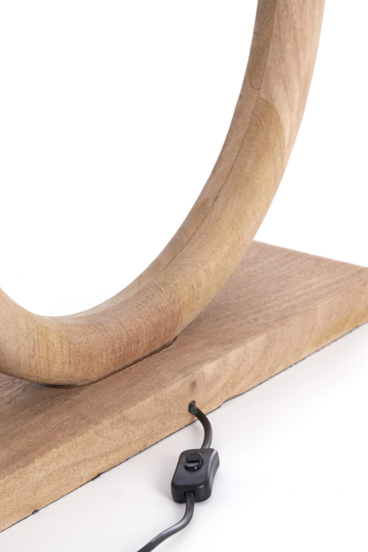 LAMPENFUSS Nubia Braun 51/13/54 cm - Braun, Holz (51/13/54cm) - Light & Living