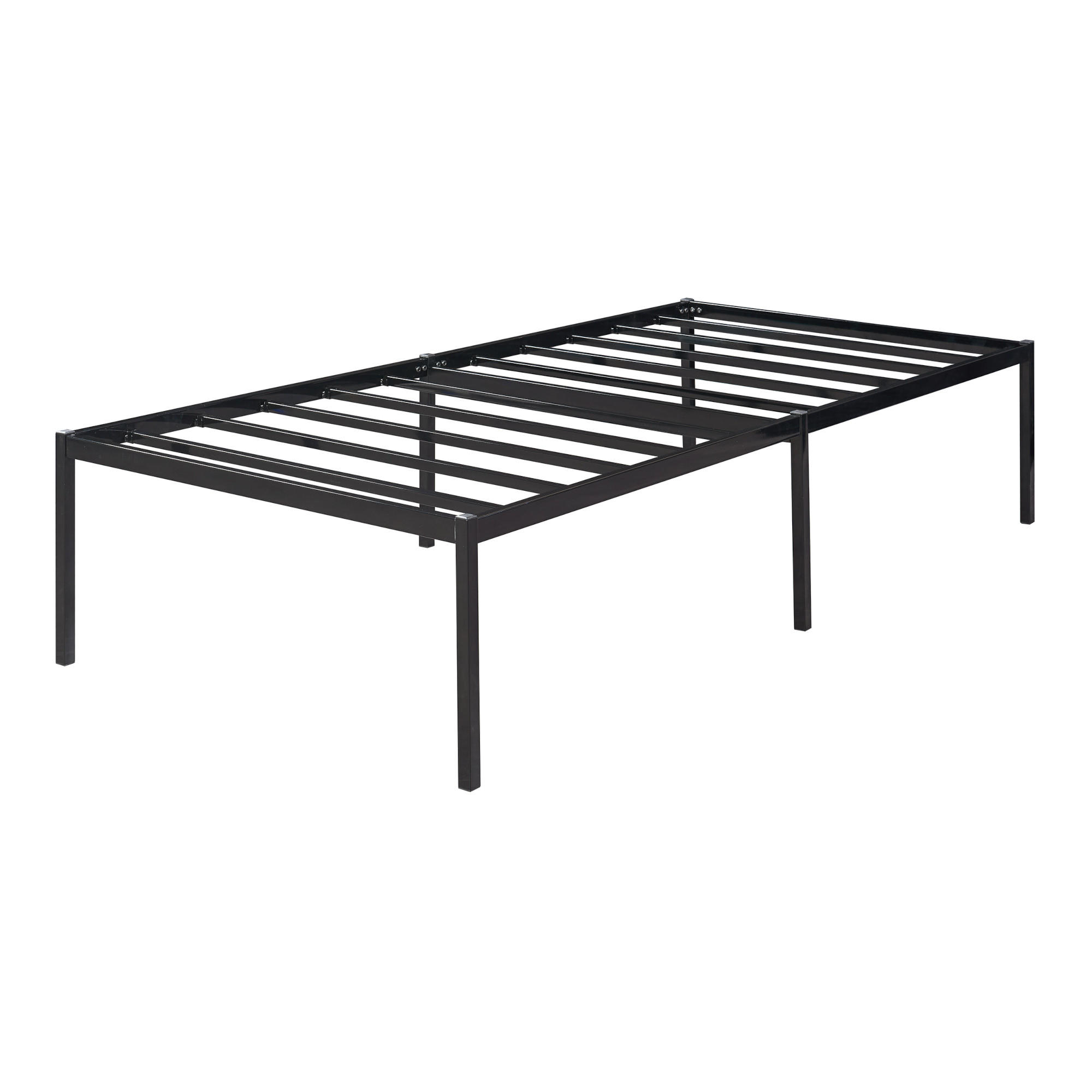 METALLBETT Vårdö - Schwarz, Metall (90/200cm) - [en.casa]