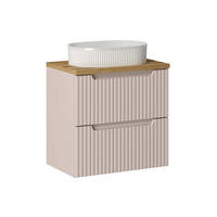 WASCHTISCH 60.4cm Riva Kaschmir - Beige, Holzwerkstoff (60.4/59/40cm) - Petits-meubles