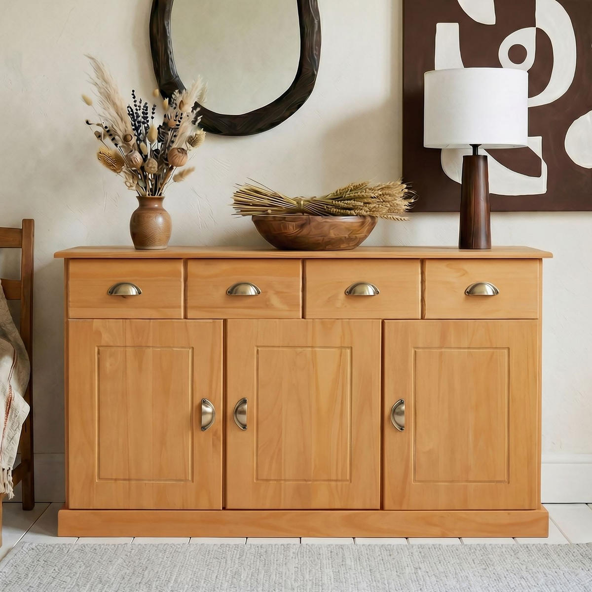 ANRICHTE PARIS braun - Braun, Holz (116/73/35cm) - IDIMEX