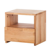 NACHTKOMMODE - Kernbuche massiv - geölt - Kernbuche, Holz (40/37/33cm) - home24