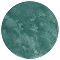 HOCHFLOR LANGFLOR TEPPICH SUPER SOFT MELIA RUND - Mintgrün, Textil (200/200cm) - Pergamon