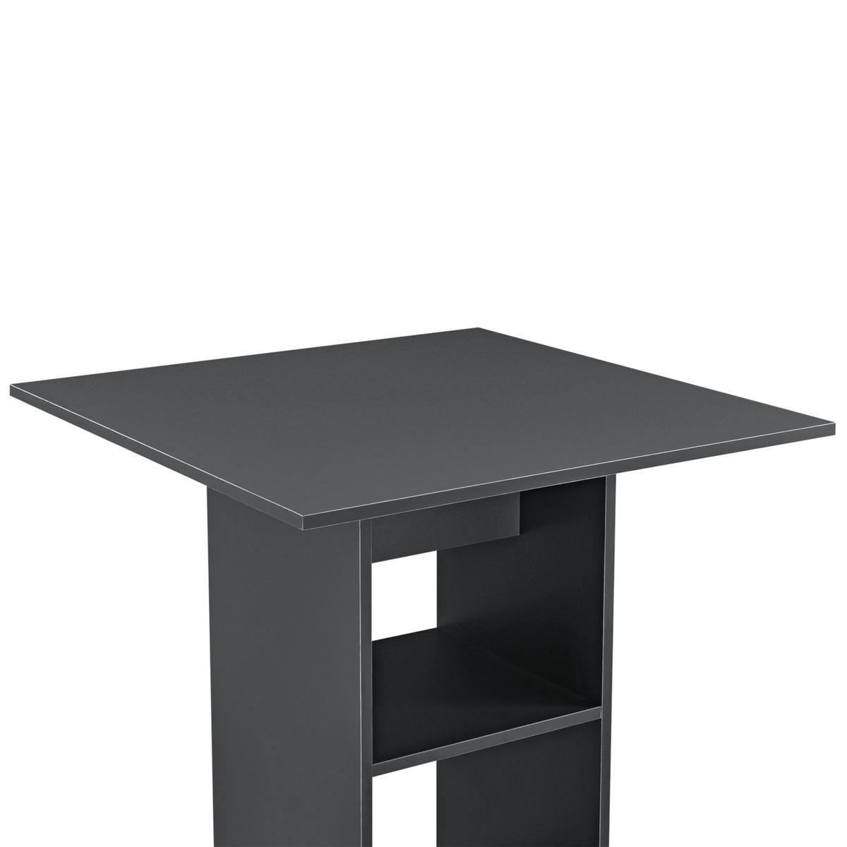 BARTISCH Visby - Dunkelgrau, Holzwerkstoff (70/110/70cm) - [en.casa]