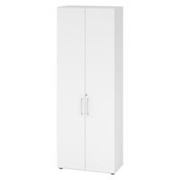 AKTENSCHRANK - 6 Ordnerhöhen 42/80/215,6 cm in Weiß - Weiß, Holzwerkstoff (80/215.6/42cm) - bümö