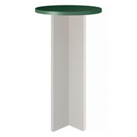 BARTISCH rund 60 cm Cedar und Taupe CHINCHIN - Beige, Holzwerkstoff (60/60/105cm) - RNT By Really Nice Things