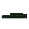 SOFA Jodie aus Samt flaschengrün 3 Sitzplätze - Dunkelgrün, Textil (262/70/102cm) - Micadoni