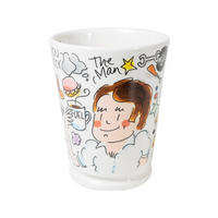XL-BECHER The Man in Bunt - 500 ml - Multicolor, Keramik (0.5L) - Blond Amsterdam