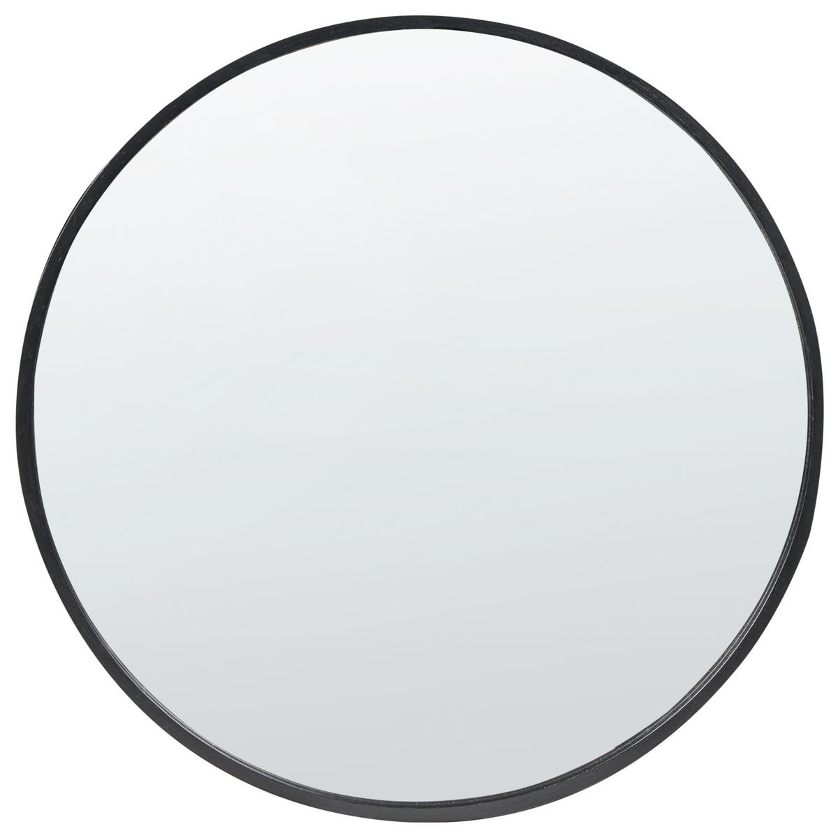 KOUPELNOVÁ ZRCADLOVÁ SKŘÍŇKA 50/50 cm Černá Ucayali - černá, dřevo (50/50/13cm) - Beliani