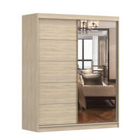 SCHIEBETÜRENSCHRANK - EVA BIS 05 Sonoma - Sonoma Eiche, Holzwerkstoff (160/195/61cm) - Möblo