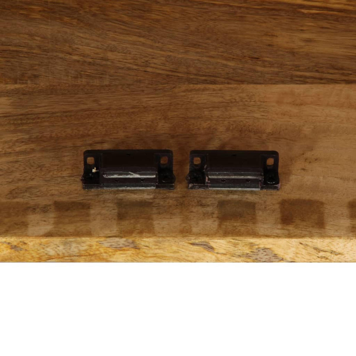 LOWBOARD mit 2 Türen, 1 Fach 90/30/40 cm Massivholz Mango - Braun, Holz (90/40/30cm) - vidaXL