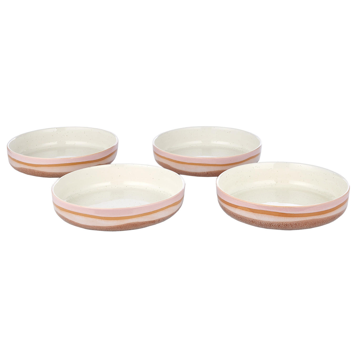 PASTATELLER (4er Set) Medley - Rosa, Keramik (21/21/4.8cm) - BUTLERS