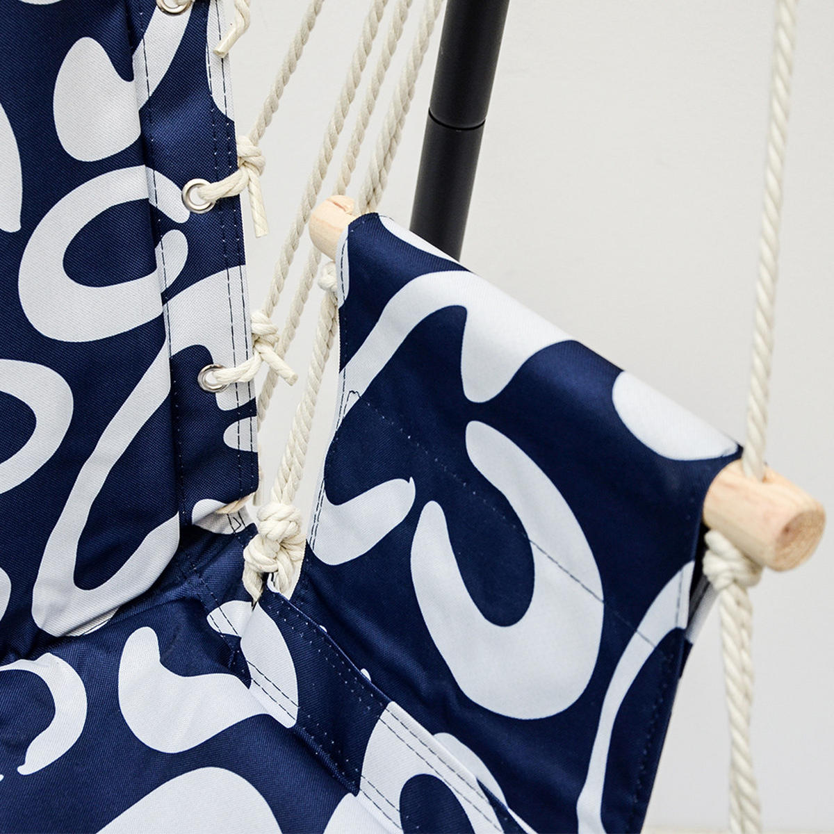 HÄNGESESSEL inkl. Gestell, bis 100kg, Blau - Blau, Textil (85/85/160cm) - Amanka