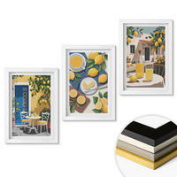 WANDBILDER 3er-Set - 20x30 cm Weißer Rahmen - Patio Sun Limonade - Weiß, Kunststoff (20/30cm) - ArtPrintCave