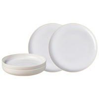 TAFEL-SET Crafted Cotton beige 4er Set - Beige, Keramik (1/1/1cm) - like.Villeroy & Boch
