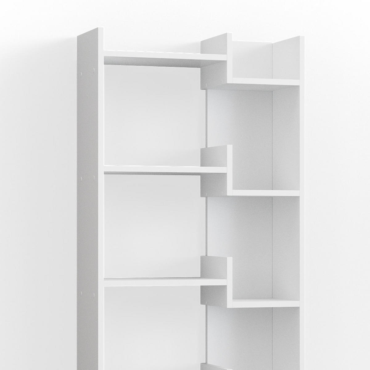 RAUMTEILER Fico Weiß 61 x 160.2 cm - Weiß, Holzwerkstoff (61/160.2/22.1cm) - Vicco