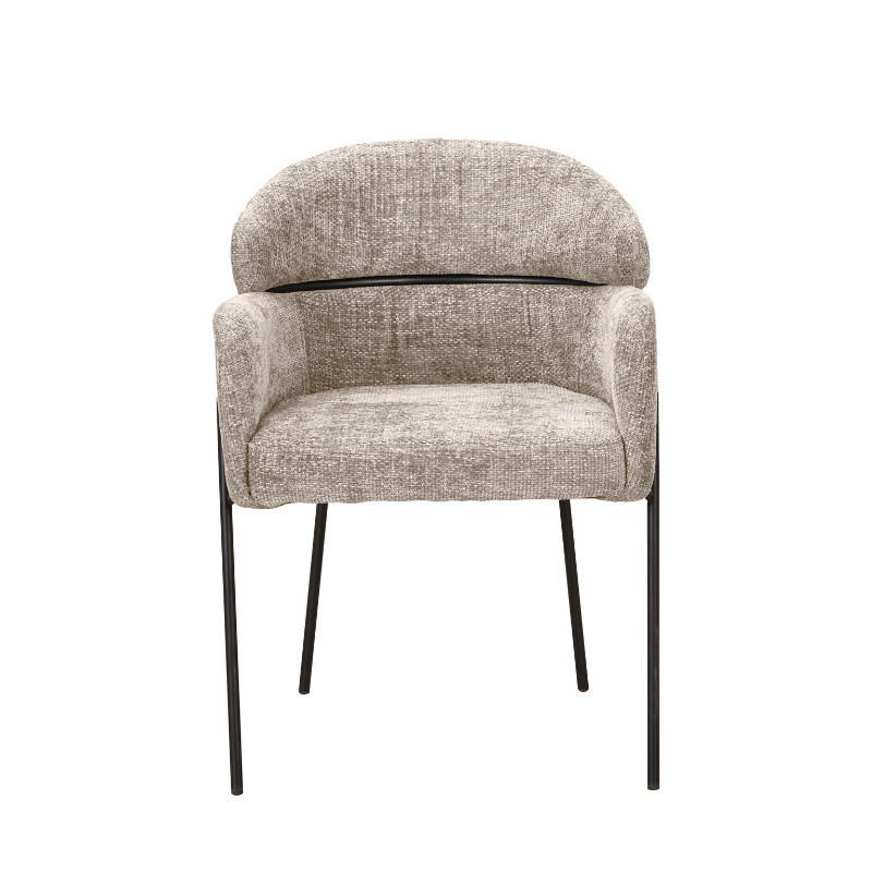 ESSZIMMERSTUHL Otis Beige 60,5/74,5/55 cm - Beige, Textil (74/55/60cm) - Starfurn
