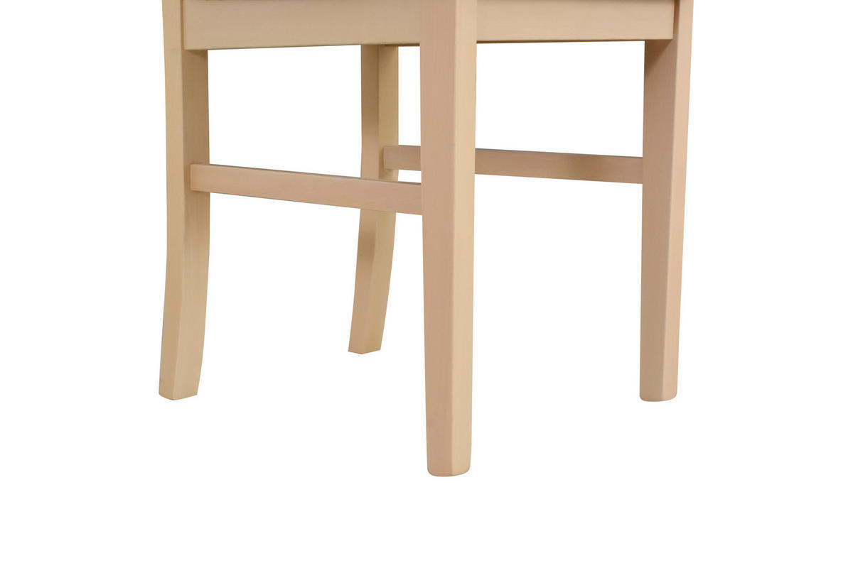 STUHL 2er ONTIKA 1, sonoma - Beige/Sonoma Eiche, Holz (43/94/40cm) - Leaf Design
