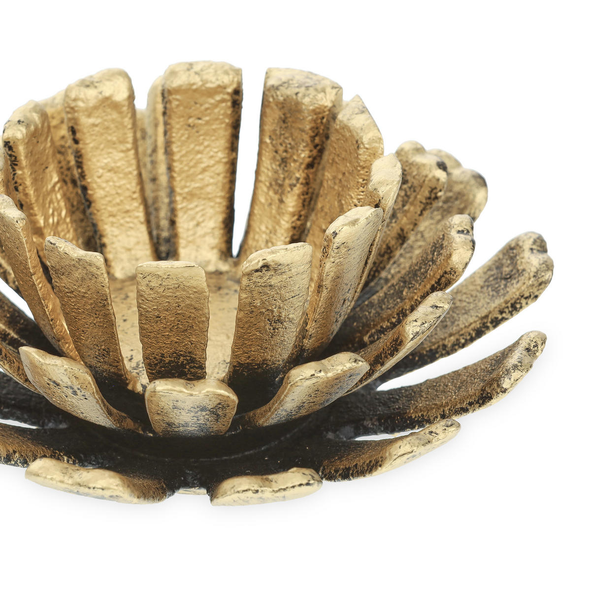 2xTEELICHTHALTER - Goldfarben, Metall (6cm) - Relaxdays