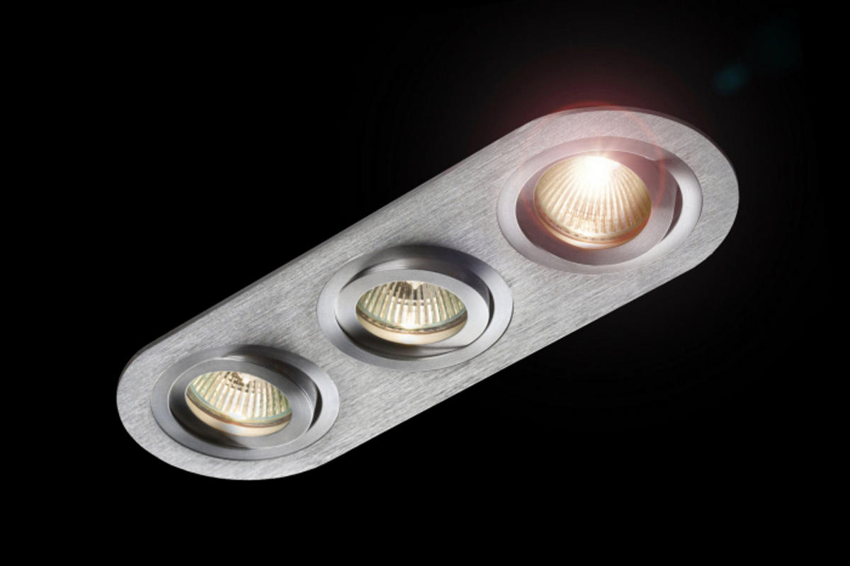 LEUCHTE BIZZ III gebürstetes Aluminium 150 W - Silberfarben, Metall (25.2/92/25cm) - Rendl