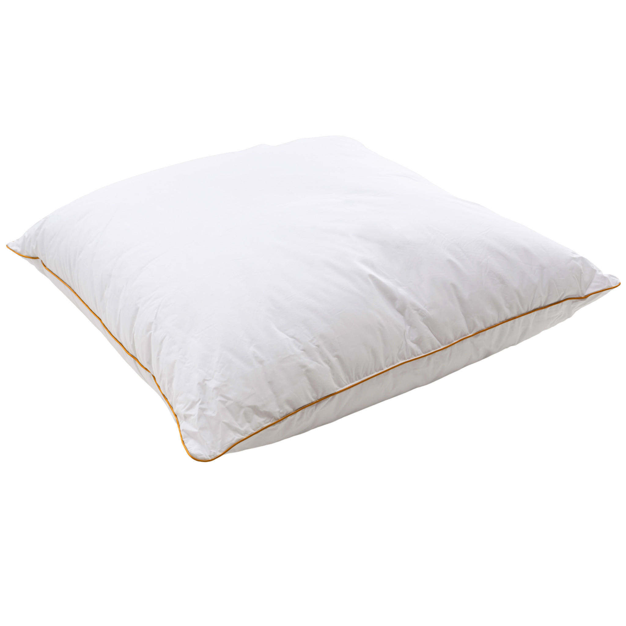 DAUNENKISSEN LUXURY BEDDING, Baumwolle - Weiß, Textil (60/60cm) - WOODEK