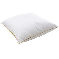 DAUNENKISSEN LUXURY BEDDING, Baumwolle - Weiß, Textil (80/80cm) - WOODEK
