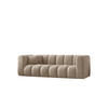 COUCH Dreisitzer-Sofa Grand Modular Stoff Haga Beige - Beige, Holz (230/70/91cm) - Kaiser Möbel