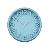 WANDUHR Elevated Ø33,5 cm - Blau, Kunststoff (33/5/33cm) - Karlsson