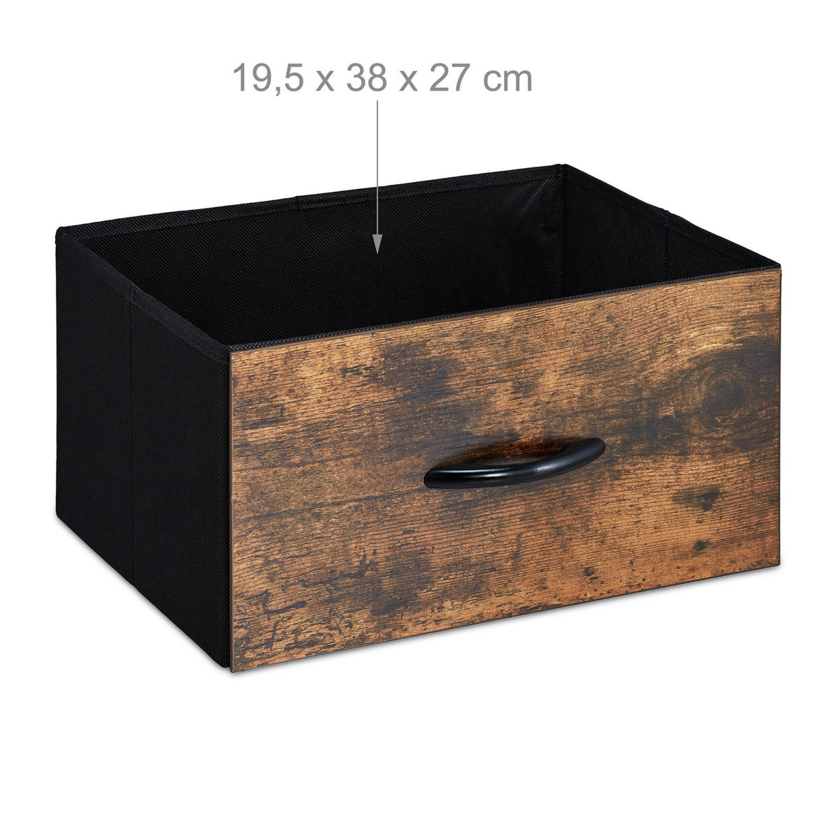 KOMMODE - Dunkelbraun, Holz/Holzwerkstoff (84/71.5/32.5cm) - Relaxdays