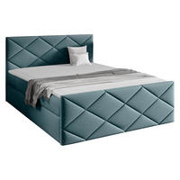 BOXBETT Herkules - Blaugrau, Holz (140/200cm) - MIRJAN24