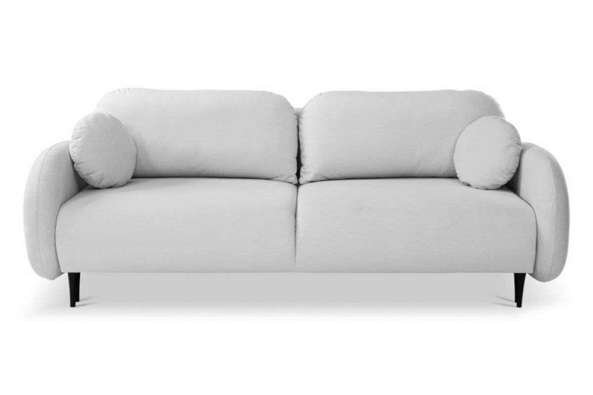 SOFA Grau SOFTI Mit Schlaffunktion - Grau, Textil (232/95/109cm) - Sepro Meble