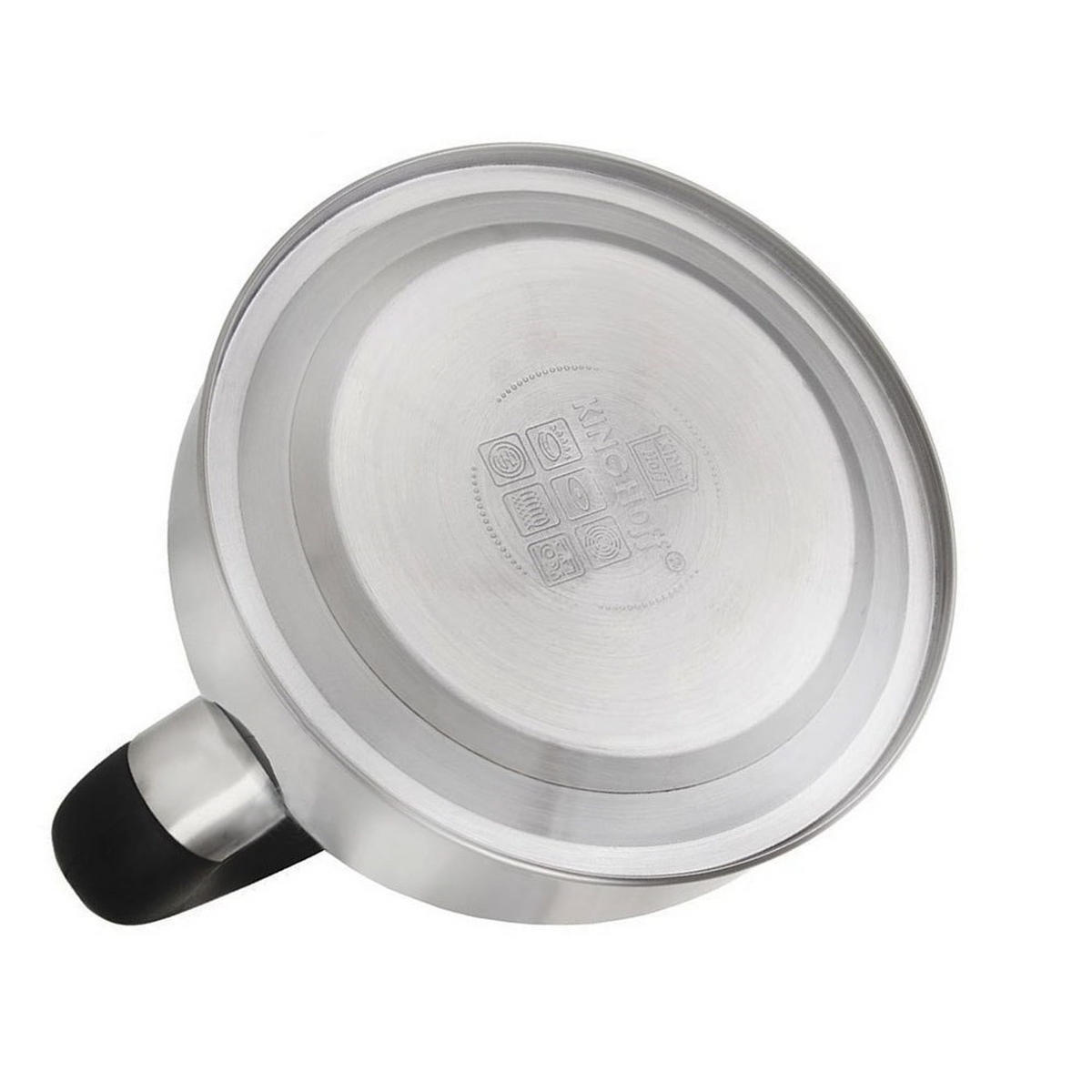 WASSERKESSEL Silber 21.5/18.5/20 cm KH3250 - Silberfarben, Metall (21.5cm) - Kinghoff 