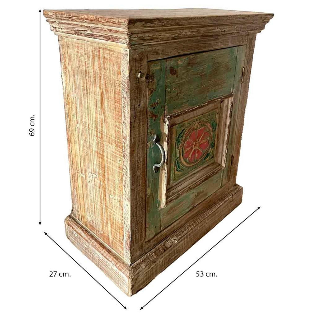 NACHTTISCH aus Holz, braun, 53x27x69cm - Braun, Holz (53/69/27cm) - Wanderlust