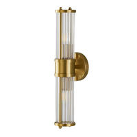WANDLEUCHTE Medilia, Transparent und goldfarben, 50cm - Transparent, Glas (9/50/13cm) - KOSILUM
