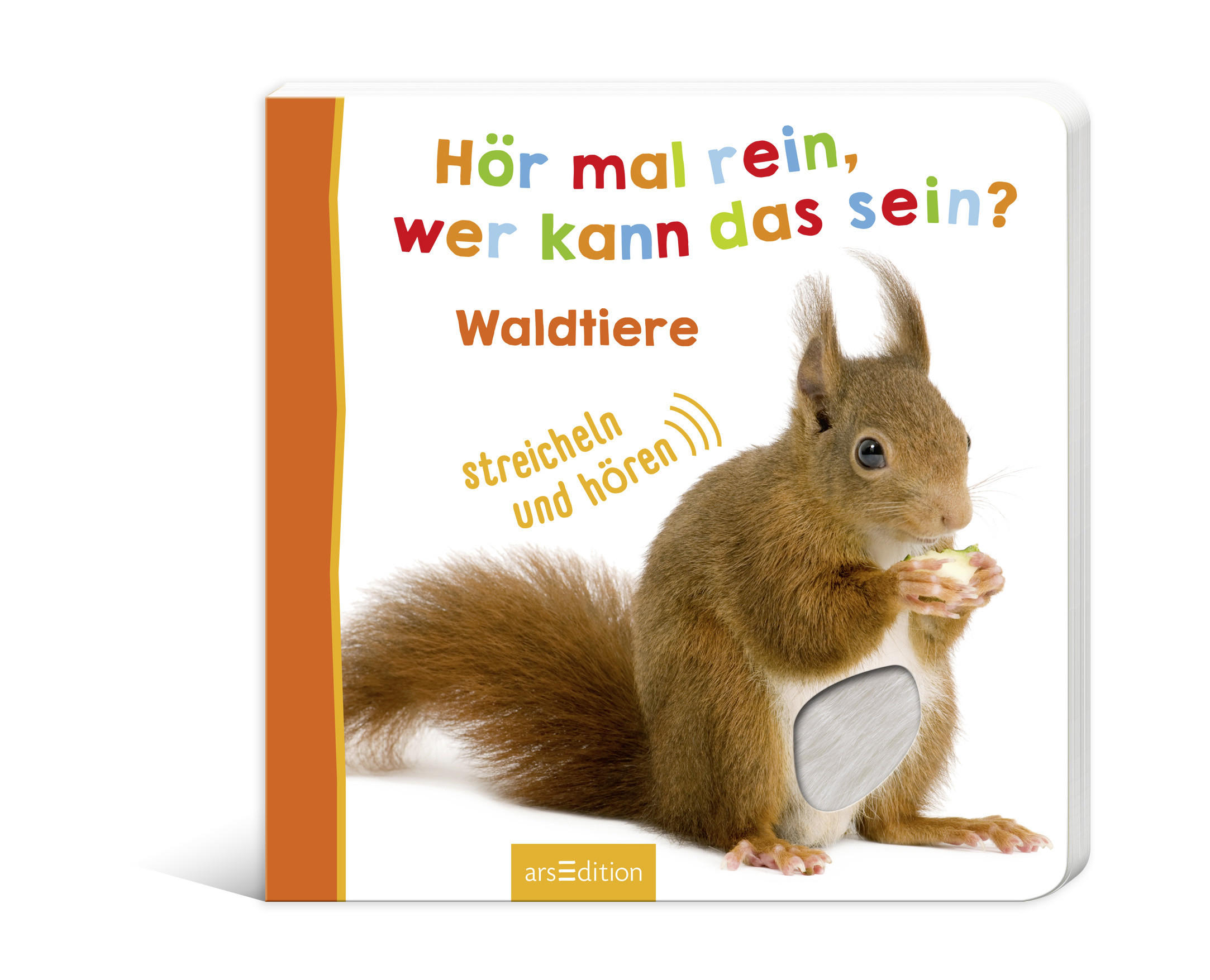 Buch mit einem Einhörnchen