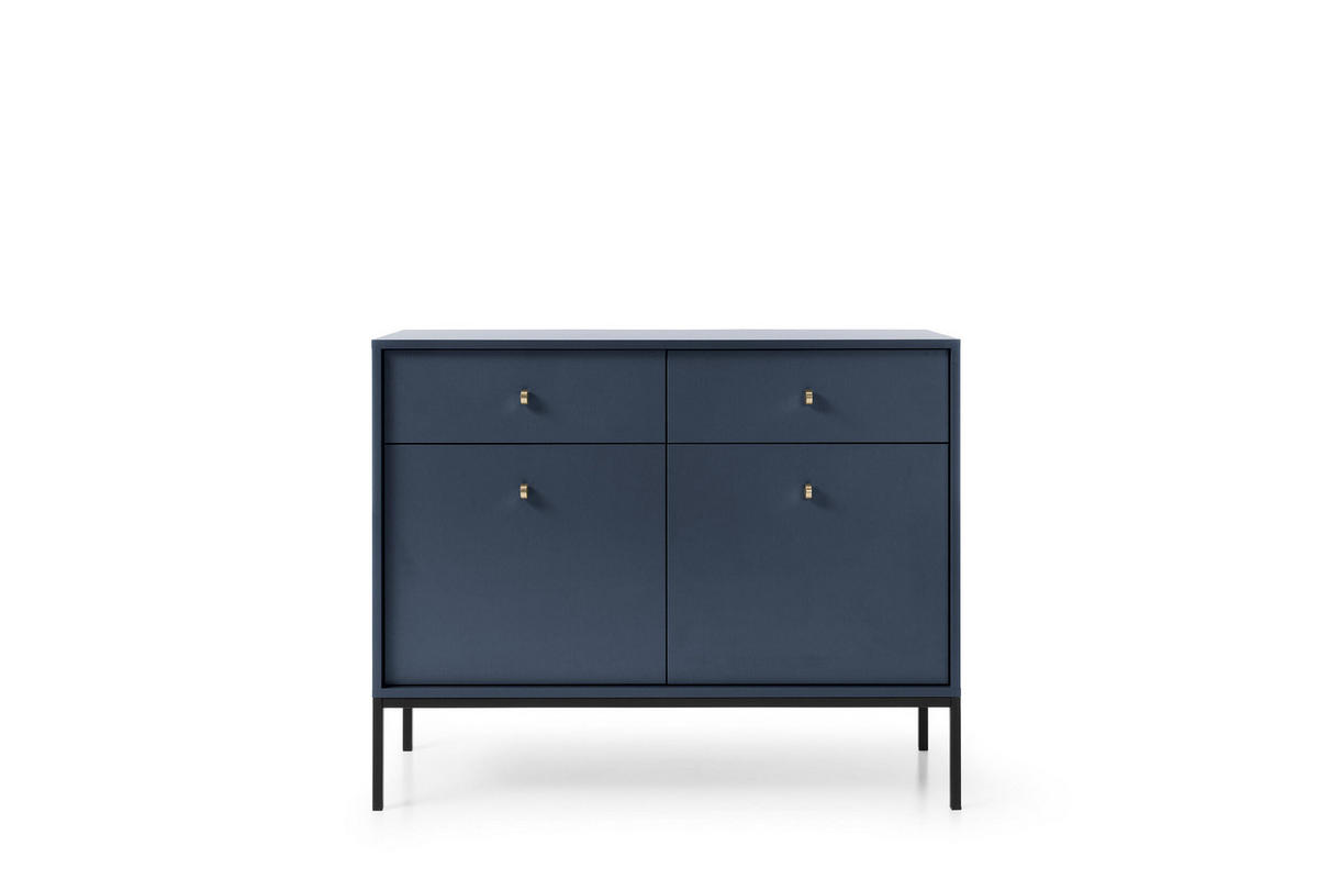 SIDEBOARD BLAU - Blau, Holzwerkstoff (103/83/39cm) - FURNLUX