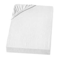 SPANNBETTLAKEN-BOXSPRINGBETT 180x200 - 200x200 Jersey Spannbetttuch 100% Baumwolle, Bettlaken Uni Weiß - Weiß, Textil (200/200cm) - Carpe Sonno