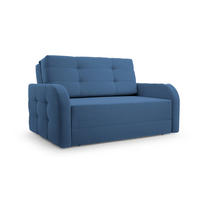 SCHLAFSOFA Porto 120 - Dunkelblau (BRAGI 86) - Dunkelblau, Holz (141/90/100cm) - Möblo