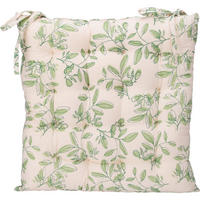 SITZKISSEN Gartenstuhl 40/40 cm - Salbeigrün, Naturmaterialien (40cm) - Home Styling Collection