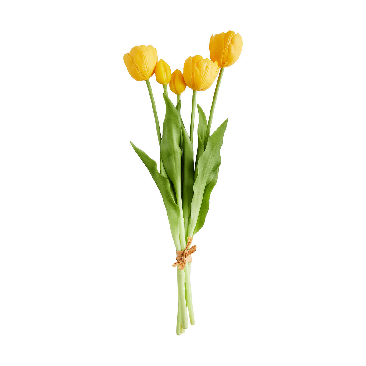 BLUMENSTRAUSS Tulipanis - Gelb, Kunststoff (6cm) - home&you