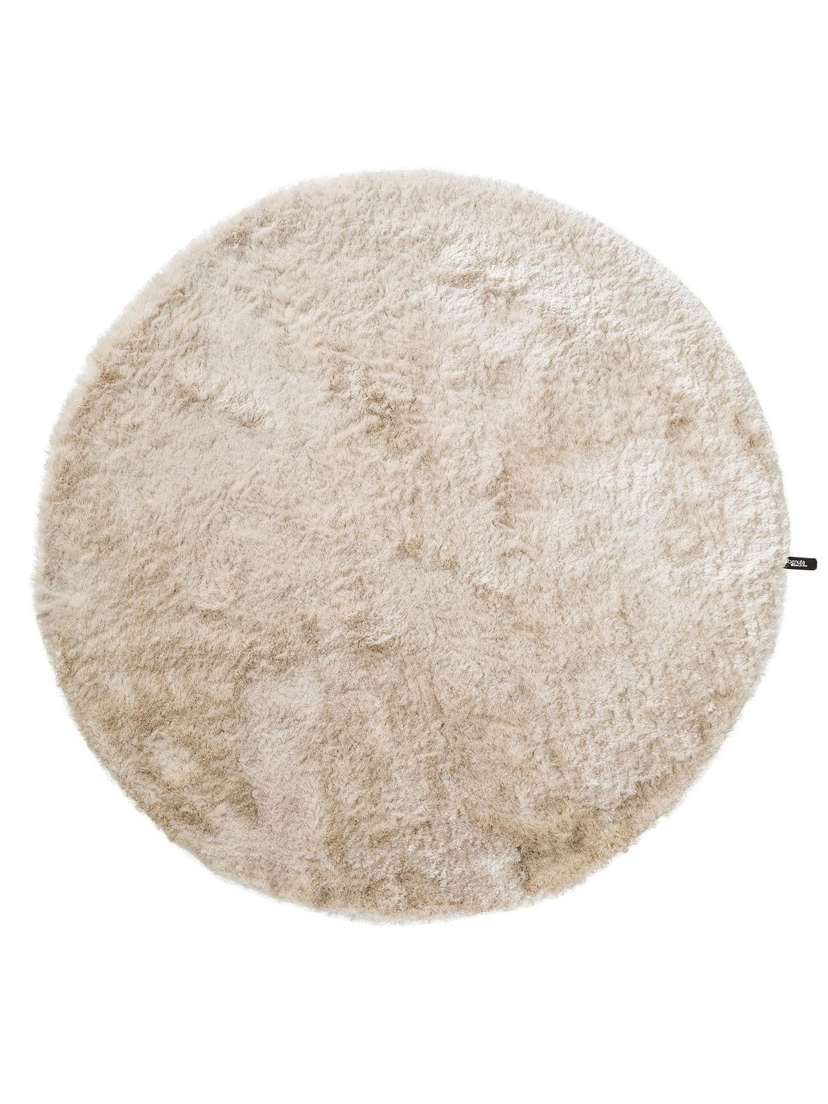 HOCHFLORTEPPICH Whisper Beige ø 80 cm rund - Beige, Textil (80/80cm) - benuta Nest