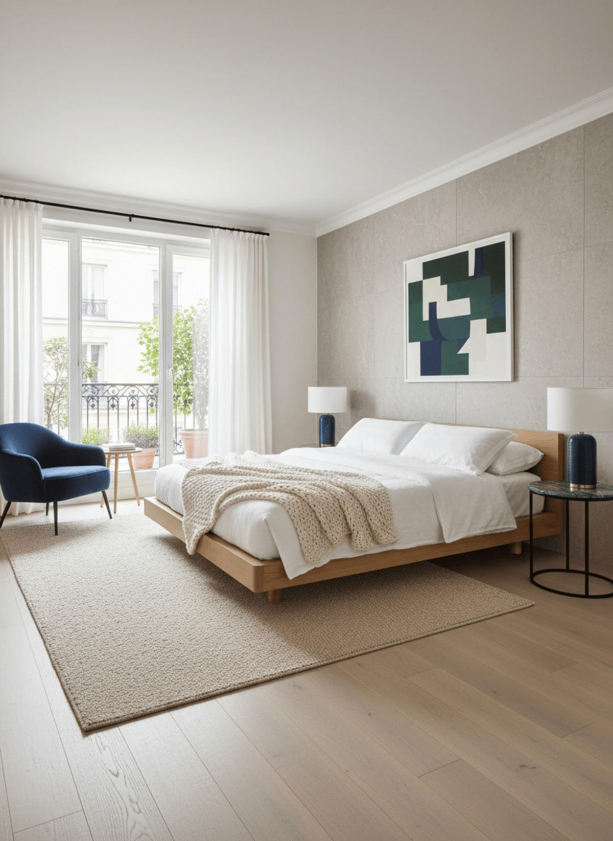 TEPPICH in Uni-Optik mit Schlingenflor Hellbeige - Beige, Textil (120/170cm) - AFK Living
