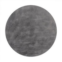 HOCHFLORTEPPICHE Anthrazit Ø 120 cm - Anthrazit, Kunststoff (120/120cm) - TT Home