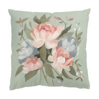 KISSENBEZUG Bouquet in Pastell I 50/50 cm - Rosa, Textil (50/50cm) - Bilderwelten