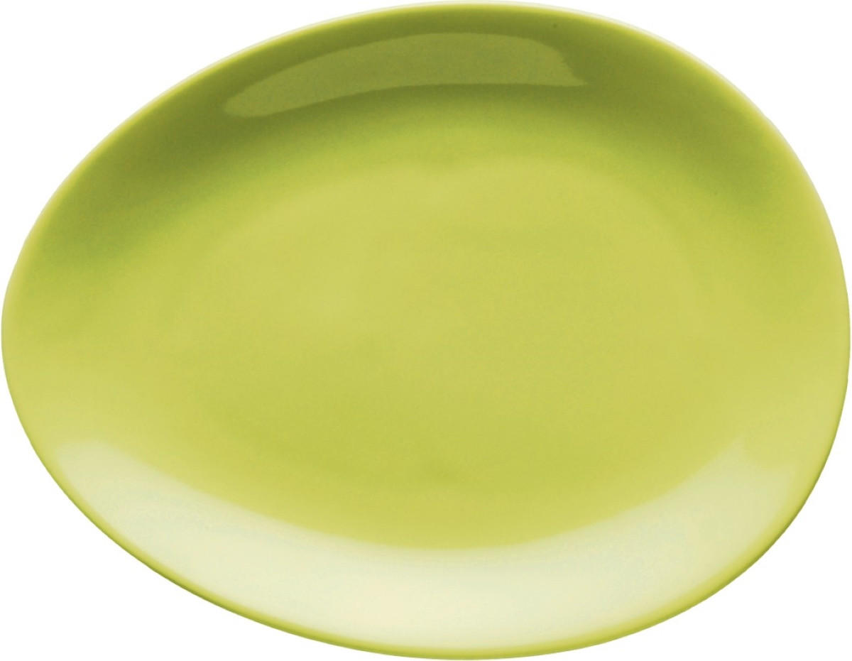 TELLER Set 2 tlg. green - Grün, Keramik (17cm) - Luigi Colani Porzellan