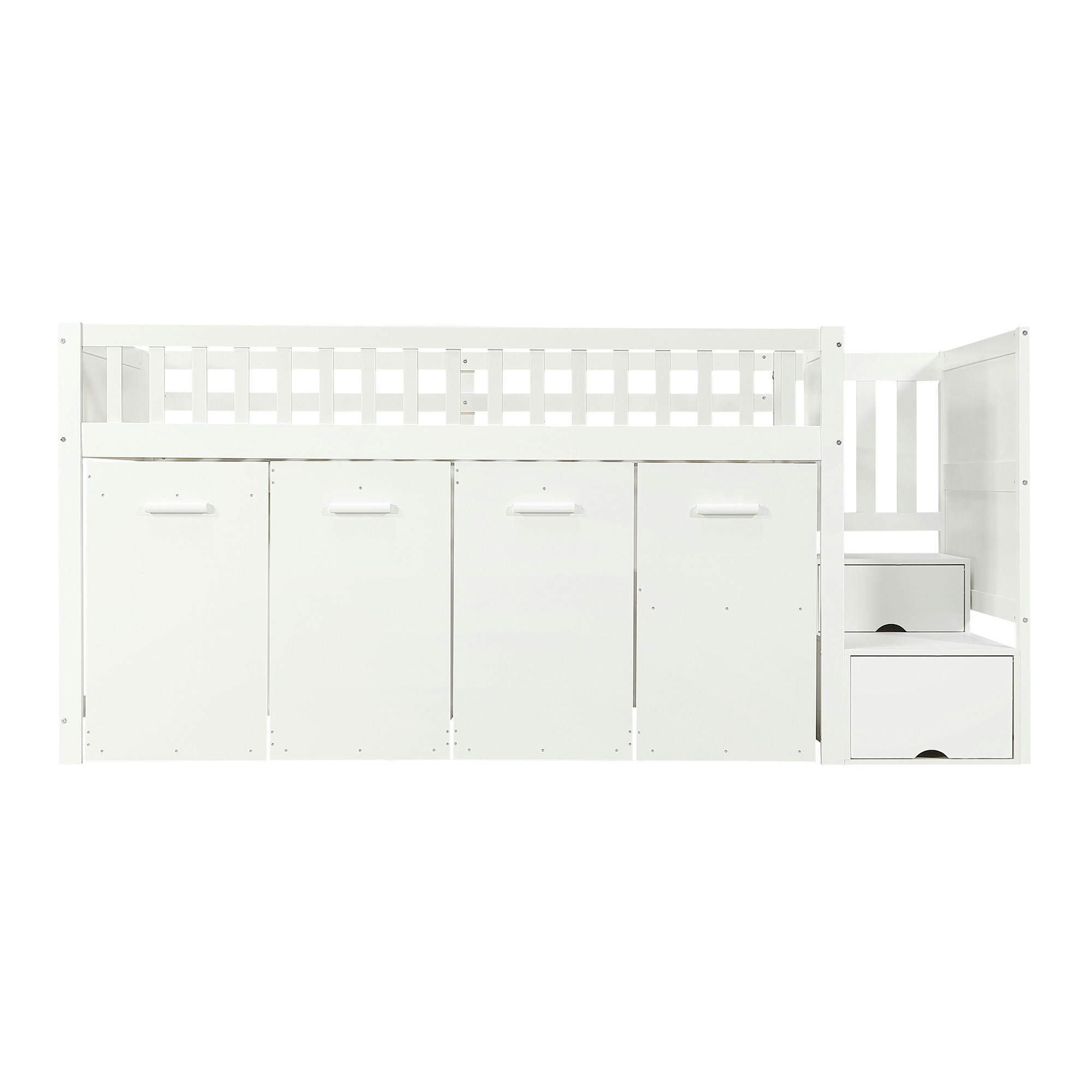 HOCHBETT 90/200 cm Weiß - Weiß, Holz - Raumix