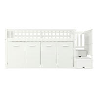 HOCHBETT 90/200 cm Weiß - Weiß, Holz - Raumix